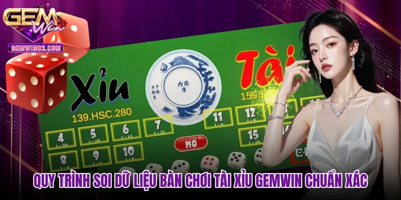 Quy trình soi dữ liệu bàn chơi Tài xỉu gemwin chuẩn xác